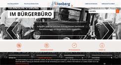 Desktop Screenshot of kronberg.de